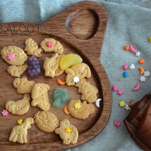 ظرف غذاي خرگوش به همراه قاشق چوبي کد 3435