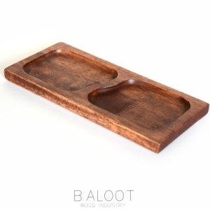 صبحانه خوري دو خانه مستطيل تيره کد 3307 T
