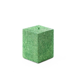 شمع مکعبی اکلیلی سبز قطر 6