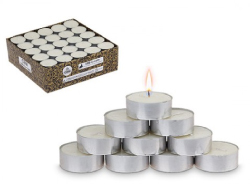 شمع وارمر سفید 100 عددی و 10 عددی ،50 عددی
شمع وارمر سفید با بسته بندی های 10، 50 و 100 عددی کاربردهای بیشتری در مقایسه با هر شمع دیگر دارد.