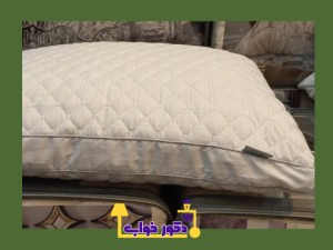 بالش الیاف دورویه پنبه دوزی شده برند بنتون کد K05