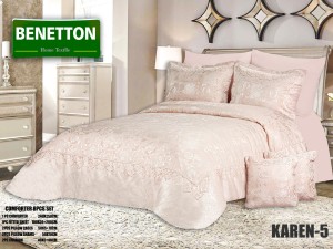 روتختی دو نفره شانل مخمل ۸ تکه برند بنتون مدل KAREN-5