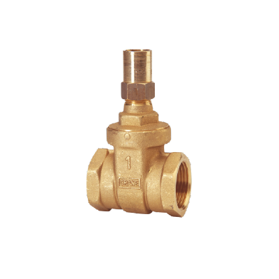 bronze gate valve with lockshield fig 3154