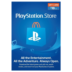 گیفت کارت 10 دلاری پلی استیشن نتورک امریکا (PSN)