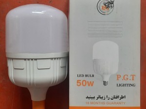 لامپ مهتابی LED استوانه ای50w وات پی جی تی PGT
