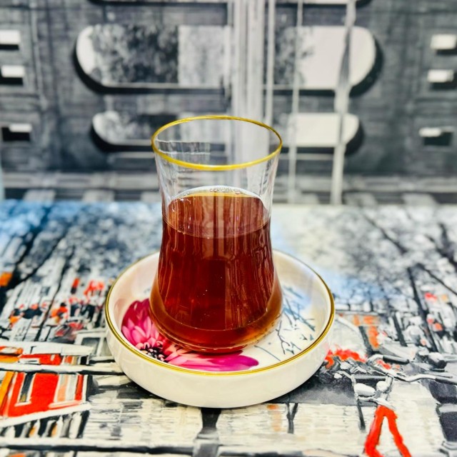 استکان چایخوری طرح دار ترکیه