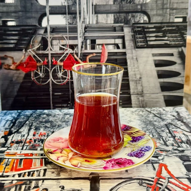 استکان چایخوری طرح دار ترکیه