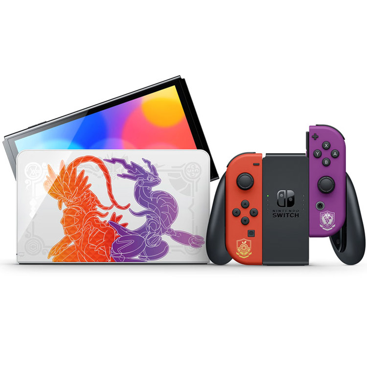 Nintendo Switch OLED نسخه محدود بازی Pokémon Scarlet & Violet