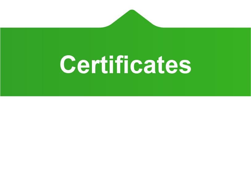 Certificates